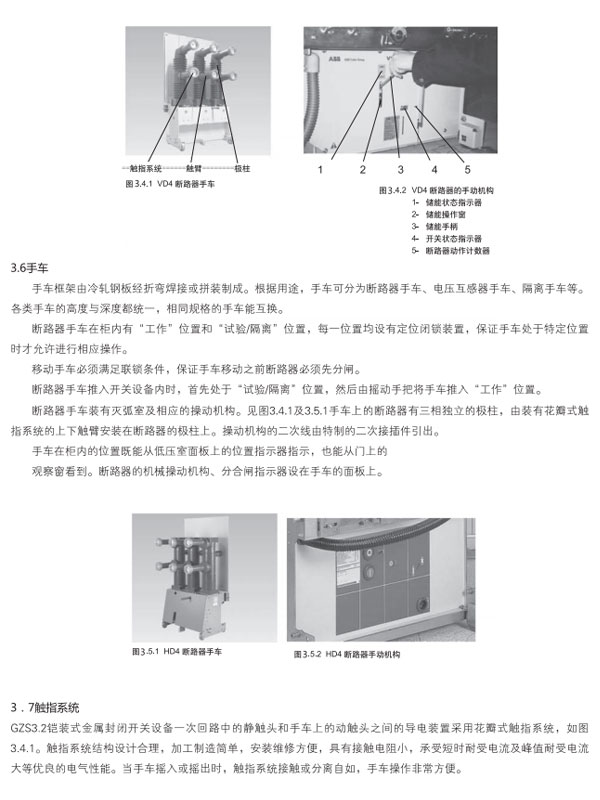 GZS3.2鎧裝式金屬封閉開關設備參數